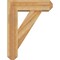 Ekena Millwork Traditional Craftsman Rough Sawn Bracket w/ Offset Brace, Western Red Cedar, 8"W x 26"D x 34"H BKT0806X26X34TRA04RWR - alternate 4